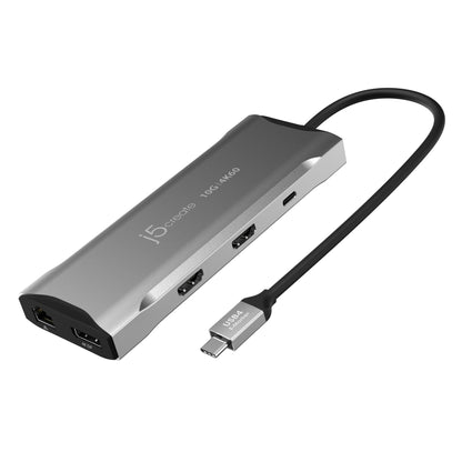 j5create 4K60 Elite USB-C® Triple-Monitor 10Gbps Mini Dock (JCD397)
