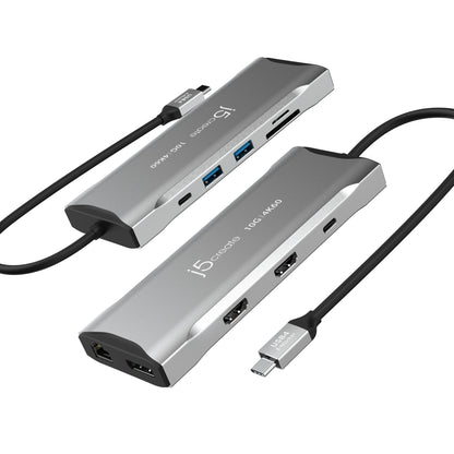 j5create 4K60 Elite USB-C® Triple-Monitor 10Gbps Mini Dock (JCD397)