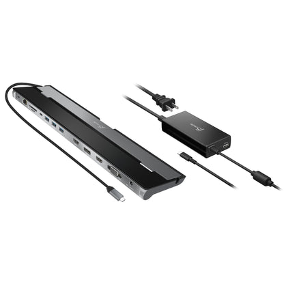 j5create USB-C™ Triple Display Docking Station with 100W PD Adapter (JCD543P)