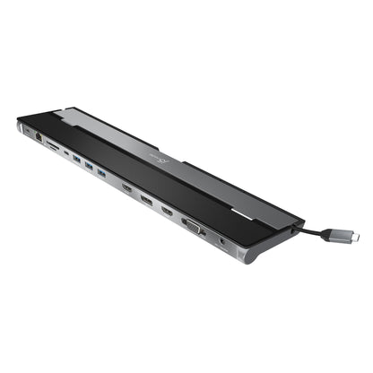 j5create USB-C™ Triple Display Docking Station with 100W PD Adapter (JCD543P)