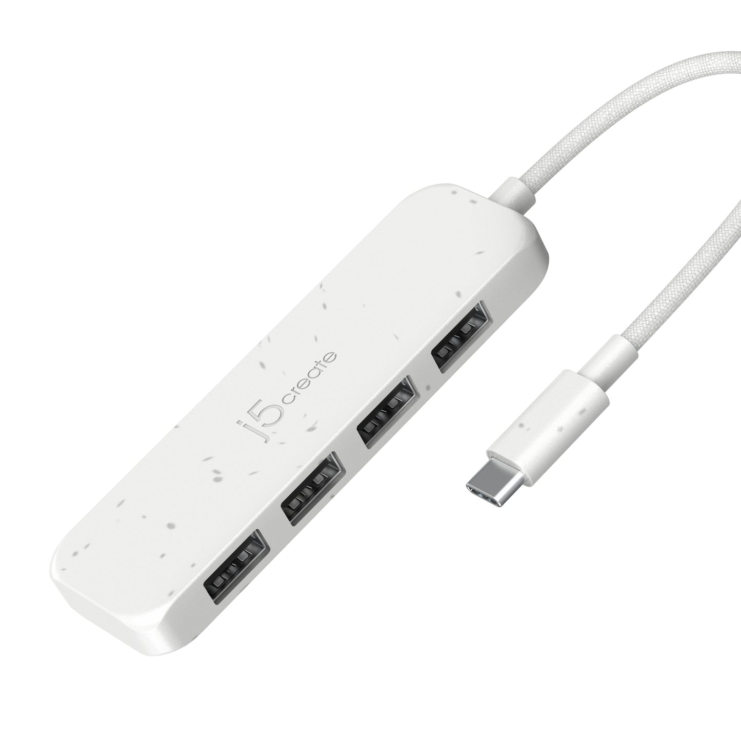 
j5create Eco-Friendly USB-C® to 4-Port Type-A Gen 2 Hub (JCH341EW)