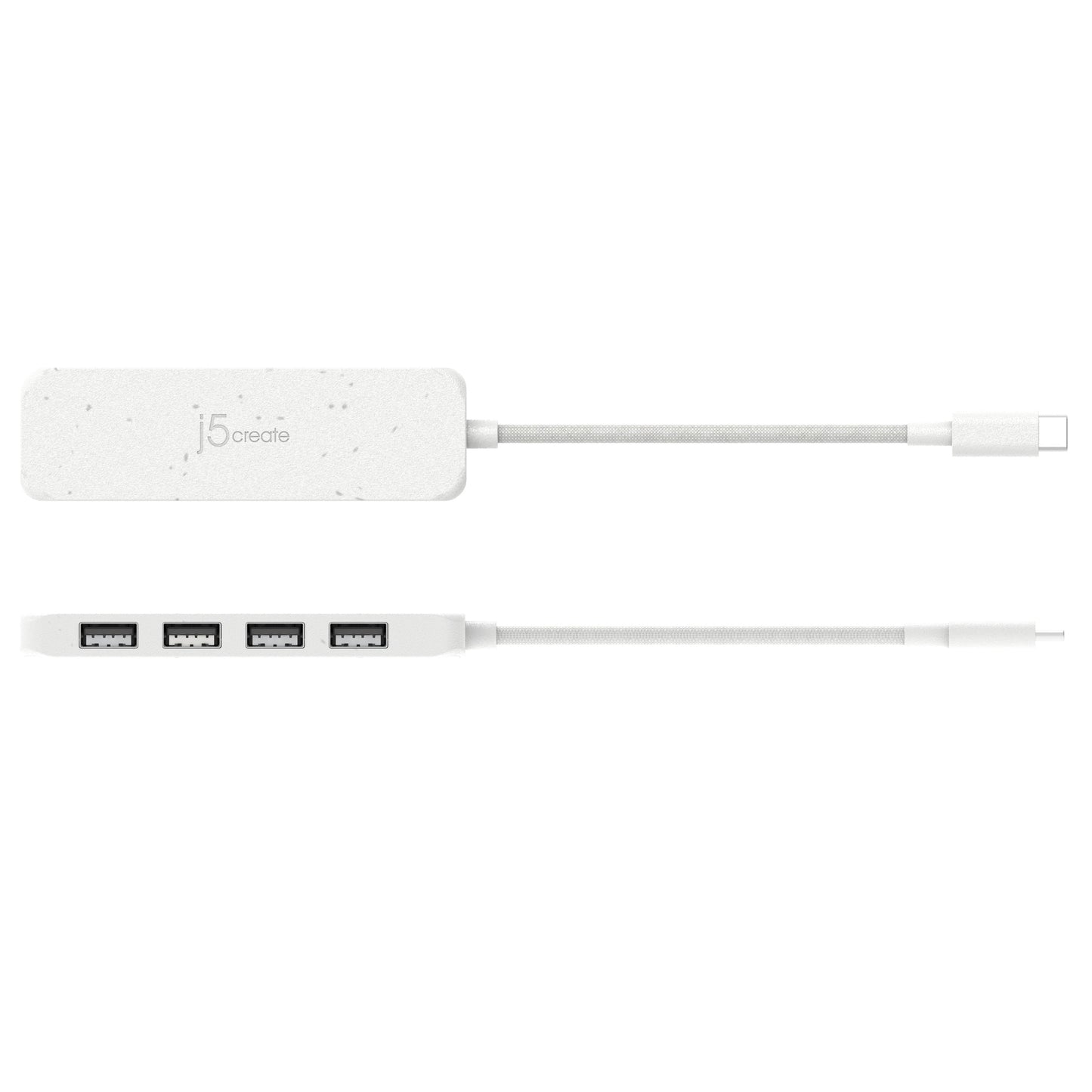 
j5create Eco-Friendly USB-C® to 4-Port Type-A Gen 2 Hub (JCH341EW)