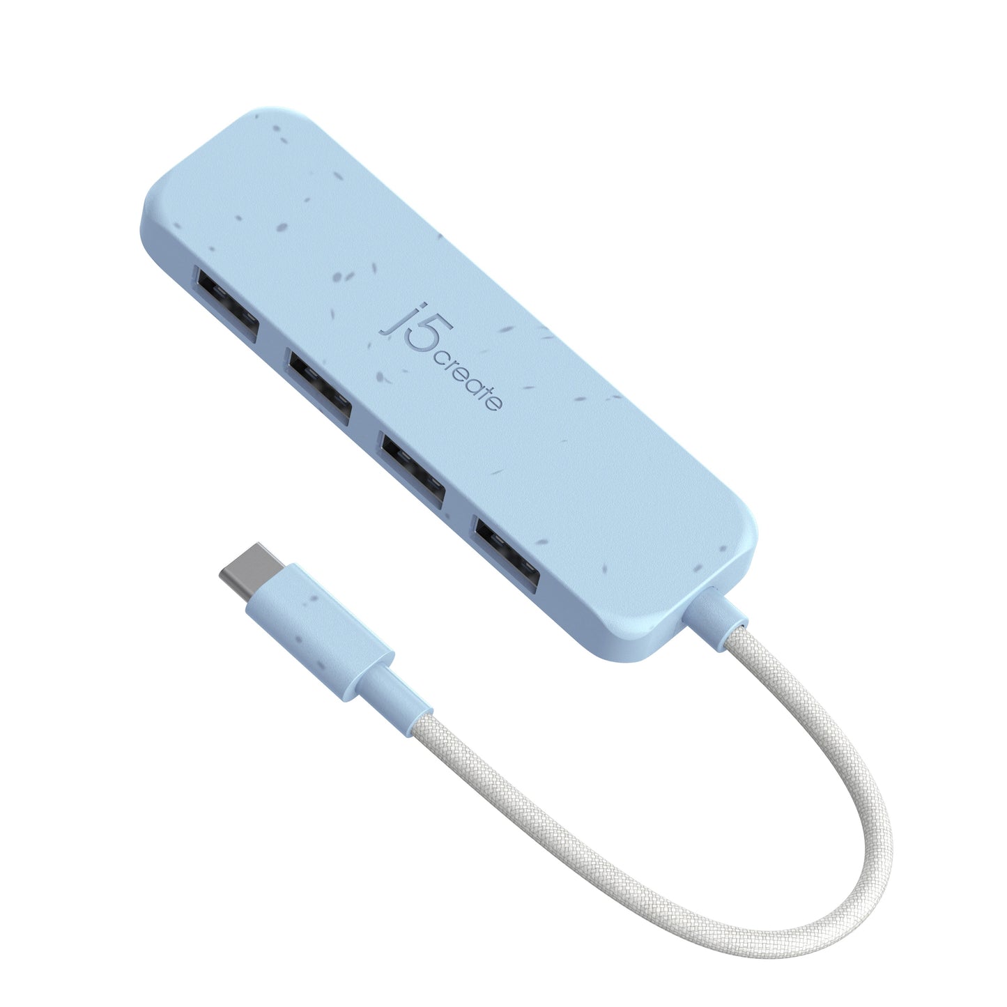 
j5create Eco-Friendly USB-C® to 4-Port Type-A Gen 2 Hub (JCH341EW)