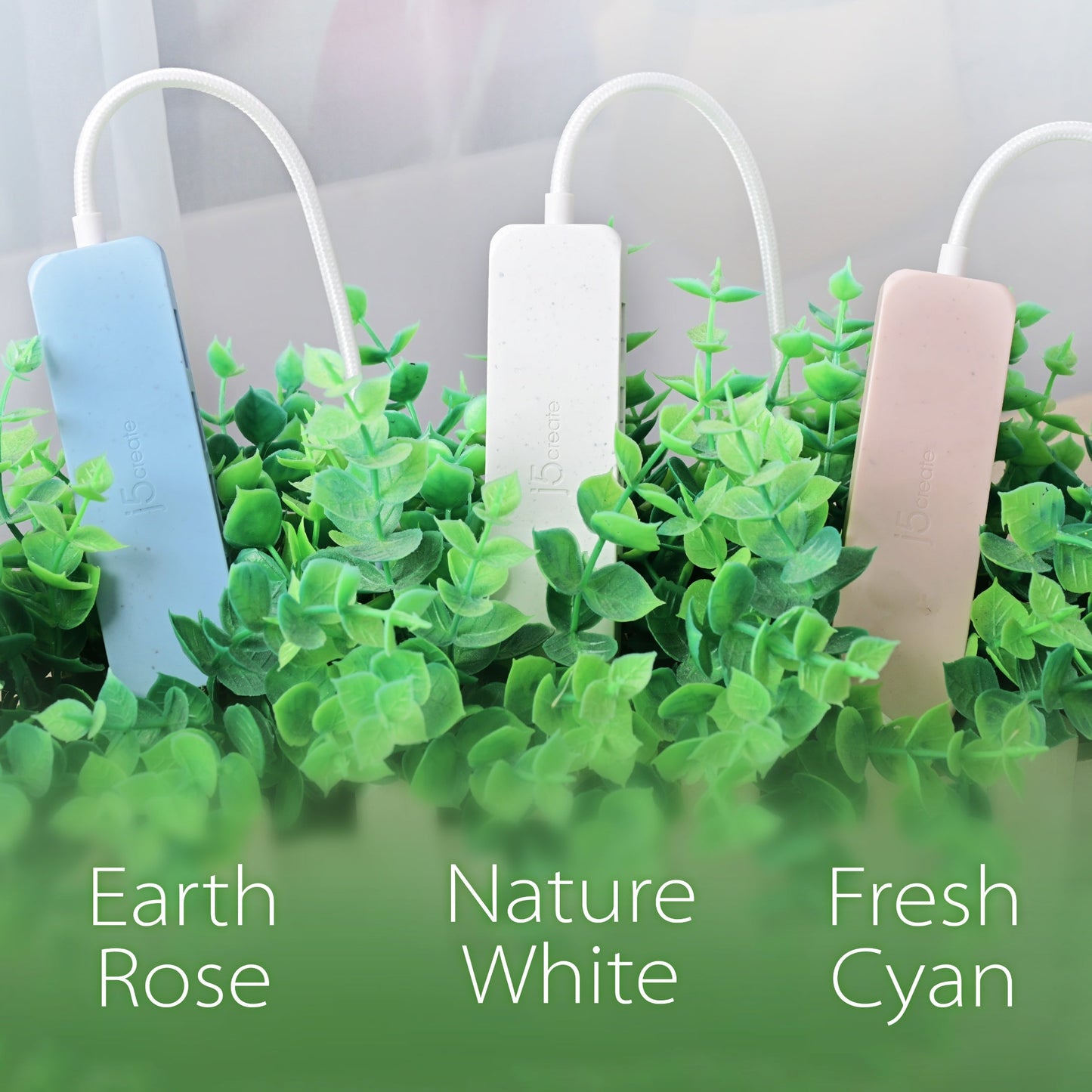 
j5create Eco-Friendly USB-C® to 4-Port Type-A Gen 2 Hub (JCH341EW)