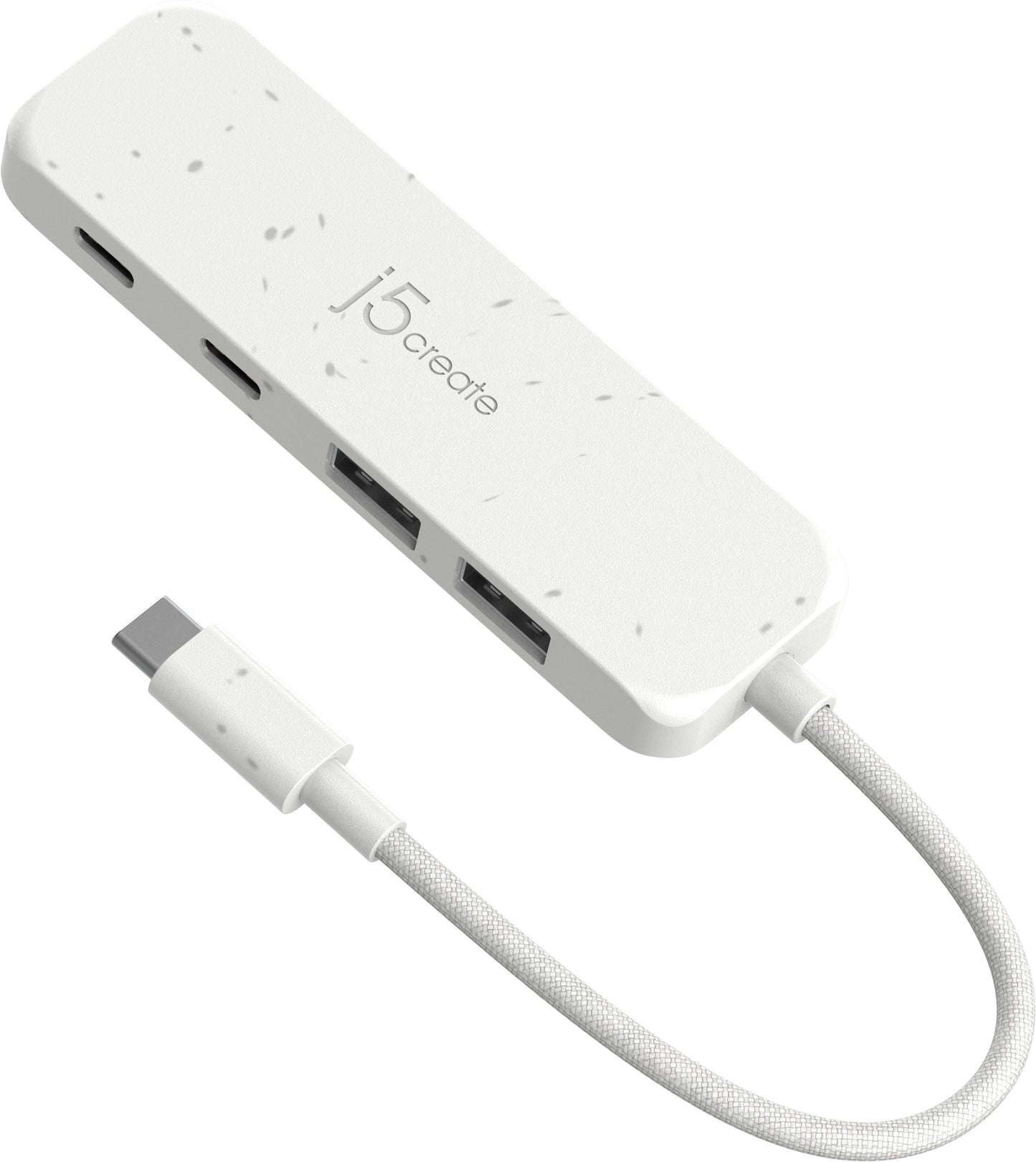 
j5create Eco-Friendly USB-C® to 4-Port Type-C & Type-A Gen 2 Hub (JCH342EW)