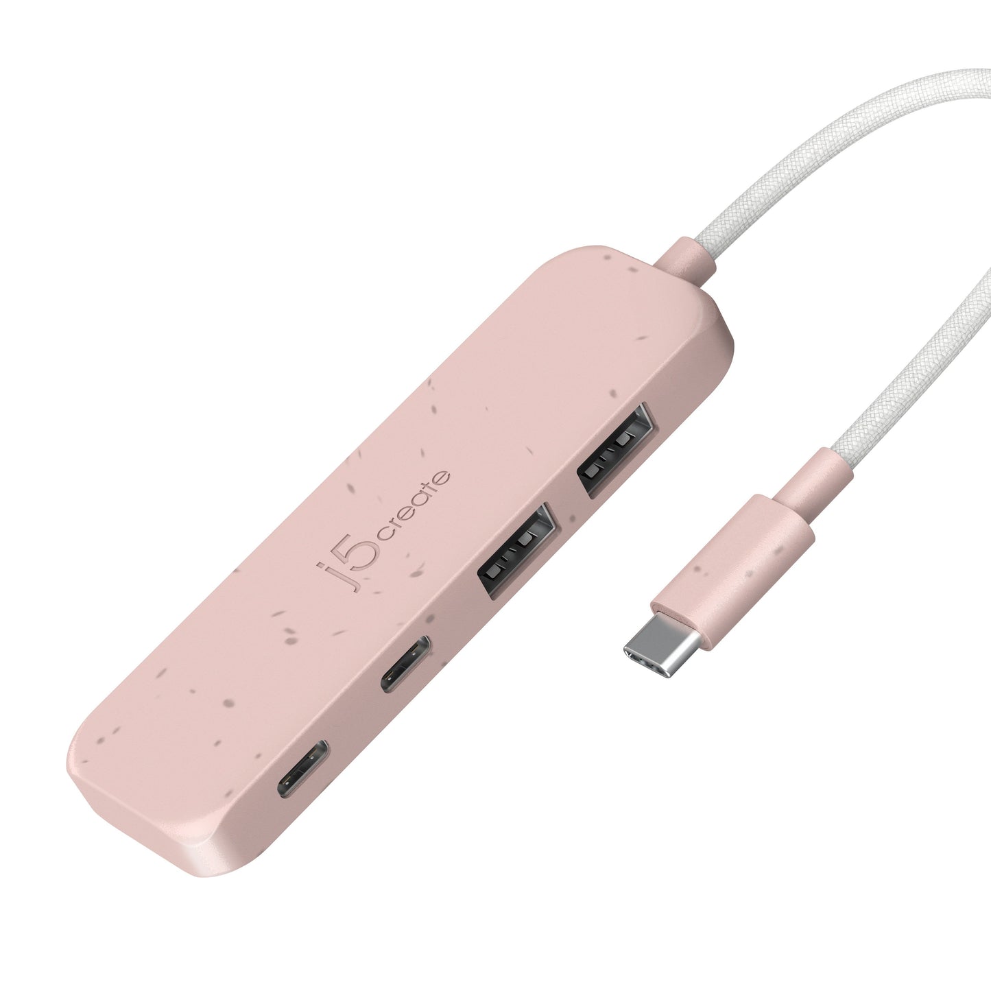 
j5create Eco-Friendly USB-C® to 4-Port Type-C & Type-A Gen 2 Hub (JCH342EW)