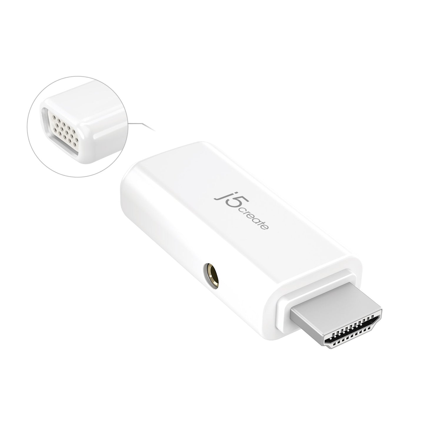 
j5create HDMI™ to VGA Video Adapter Converter with Audio (JDA203)