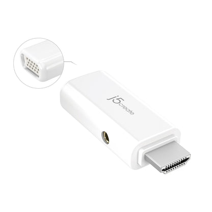 j5create HDMI™ to VGA Video Adapter Converter with Audio (JDA203)
