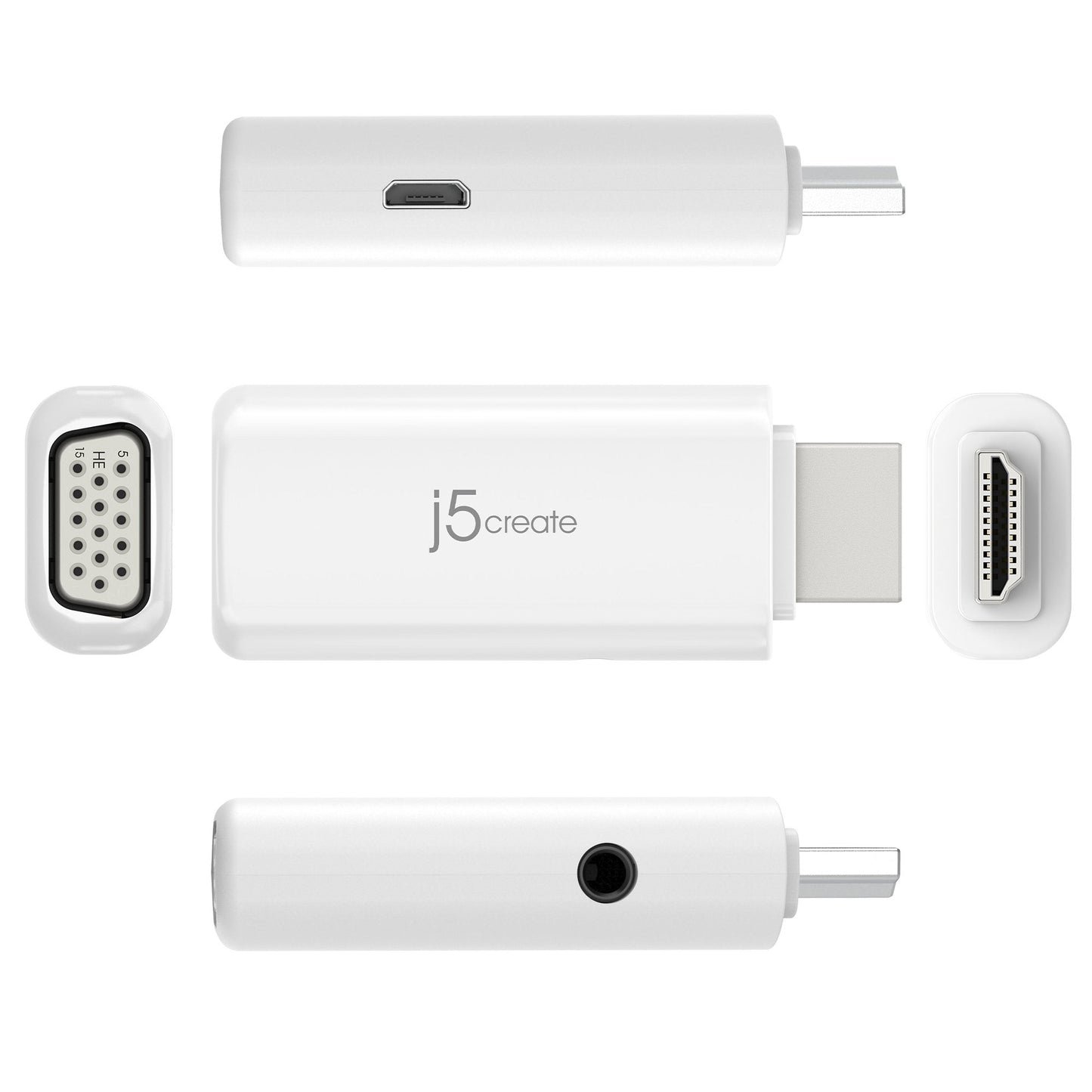 
j5create HDMI™ to VGA Video Adapter Converter with Audio (JDA203)