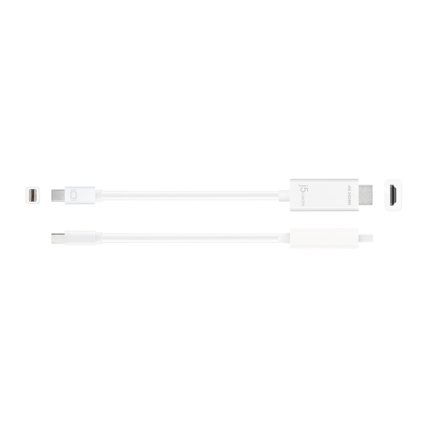 
j5create mini DisplayPort™ to 4K HDMI™ Cable (JDC159)
