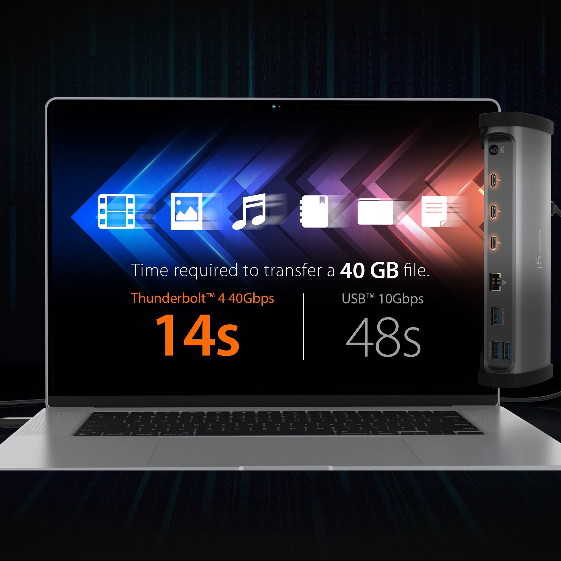 
j5create 8K Thunderbolt™ 4 Docking Station (JTD562)
