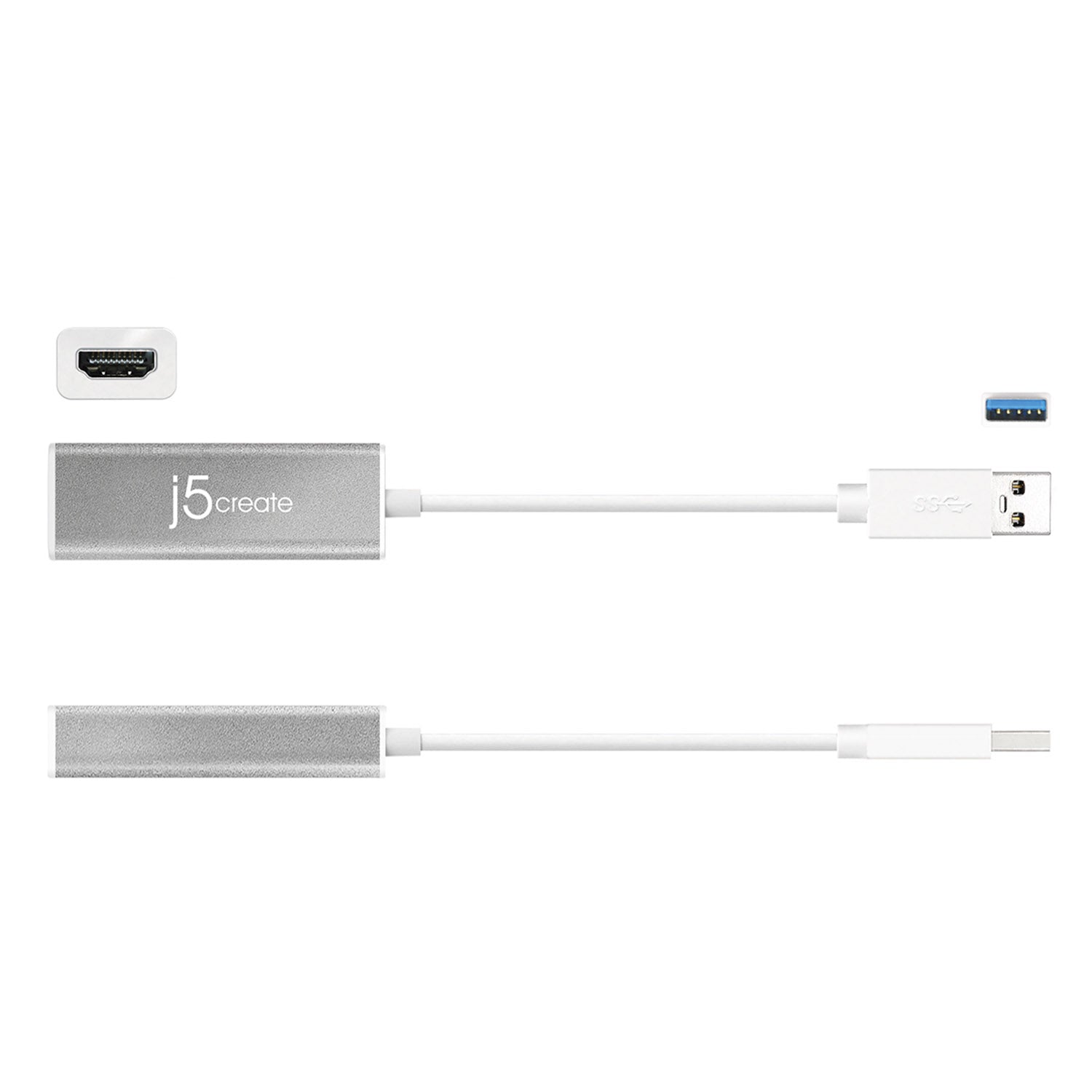
j5create USB™ 3.0 to HDMI™ Slim Display Adapter (JUA355)