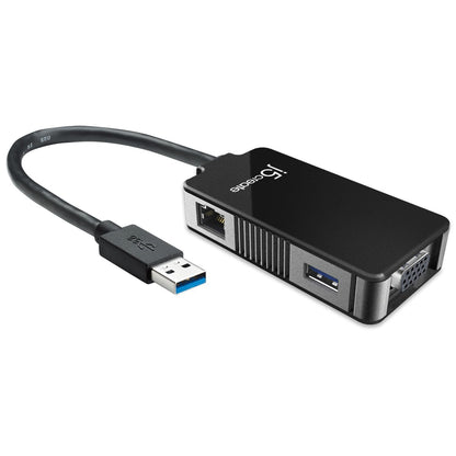 j5create USB 3.0 Multi-Adapter VGA & Gigabit Ethernet (JUA370BE)