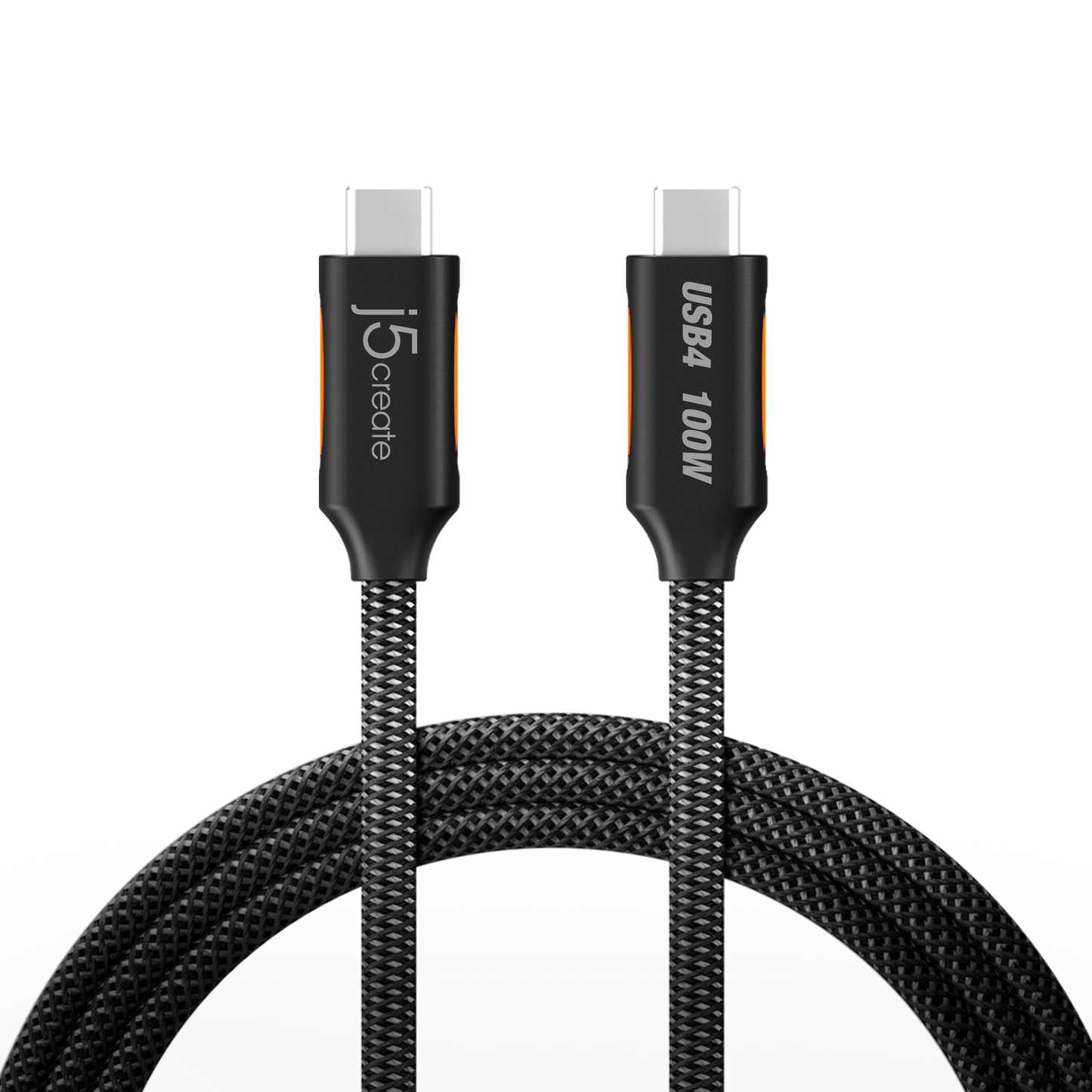 
j5create USB4® 40Gbps Full-Featured USB-C® Coaxial Cable (JUCX27L12)