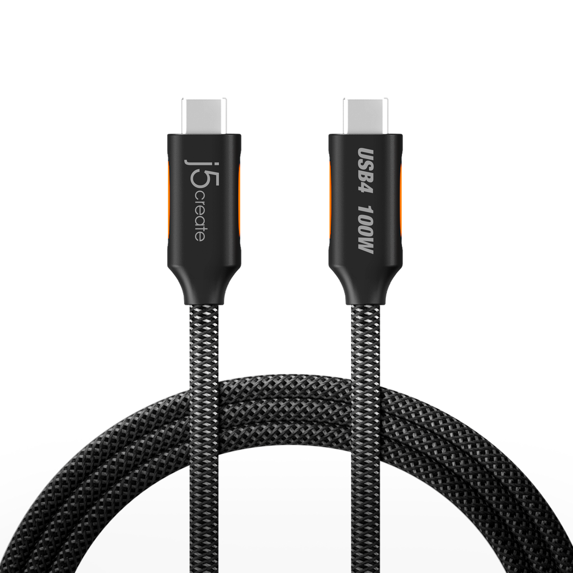 
j5create USB4® 40Gbps Full-Featured USB-C® Coaxial Cable (JUCX27L12)