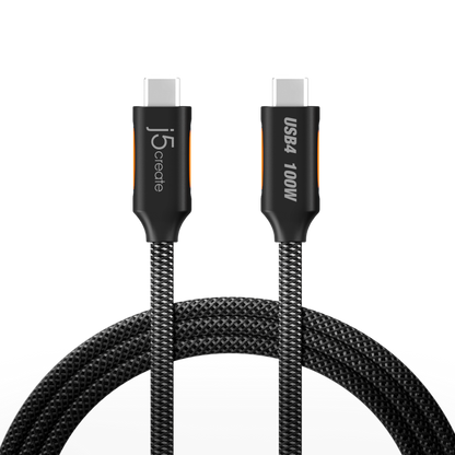 j5create USB4® 40Gbps Full-Featured USB-C® Coaxial Cable (JUCX27L12)