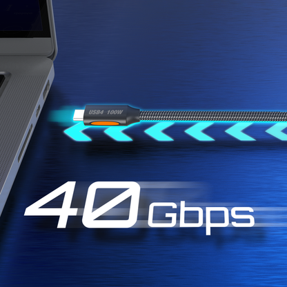 j5create USB4® 40Gbps Full-Featured USB-C® Coaxial Cable (JUCX27L12)