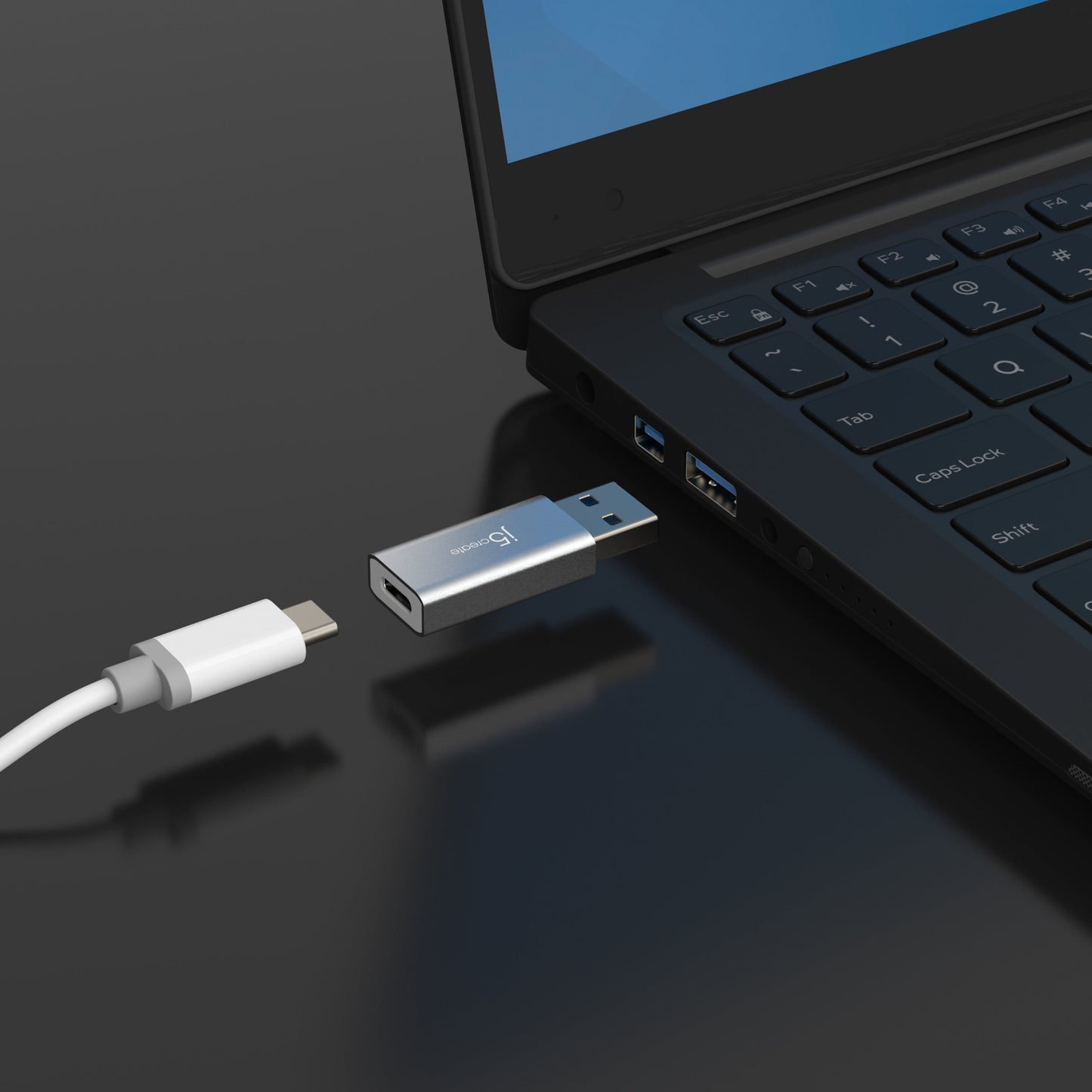 
j5create 10Gbps USB™ Type-A to USB-C® Adapter (JUCX45)