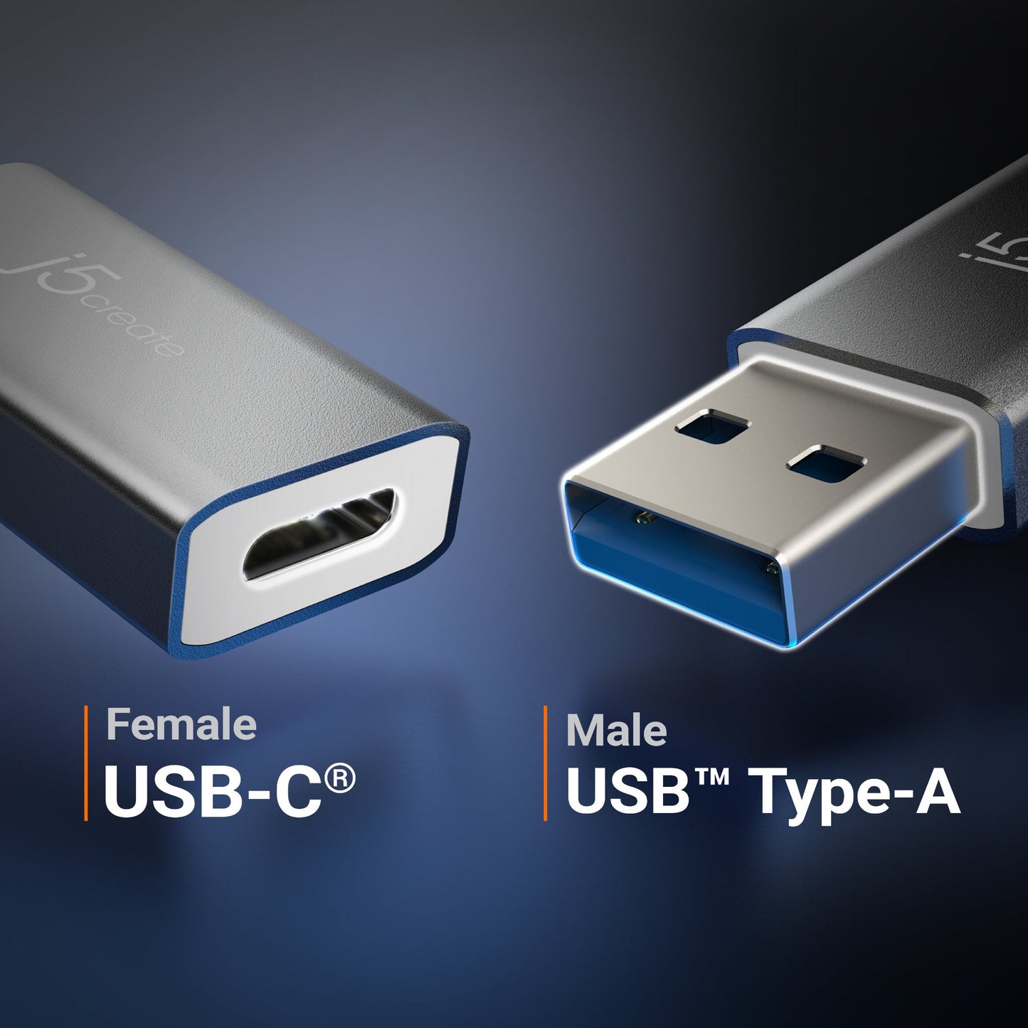 
j5create 10Gbps USB™ Type-A to USB-C® Adapter (JUCX45)