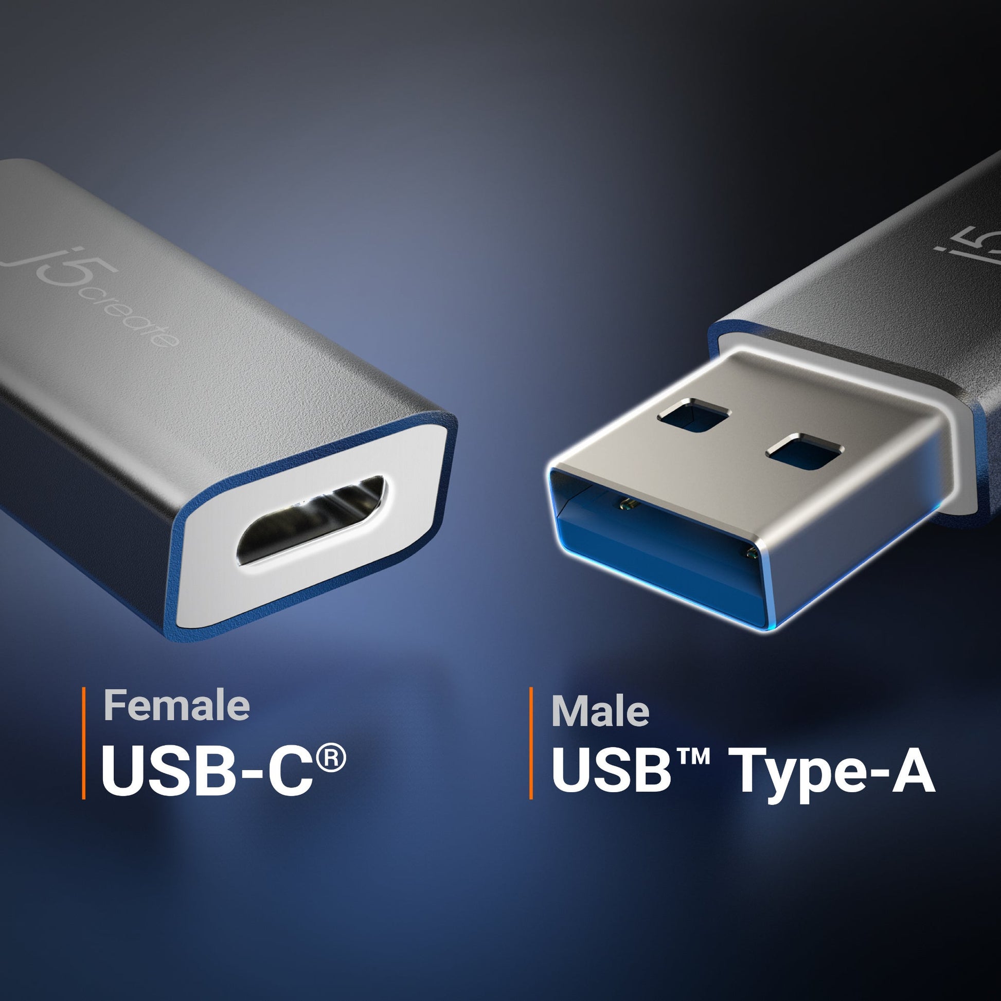 
j5create 10Gbps USB™ Type-A to USB-C® Adapter (JUCX45)