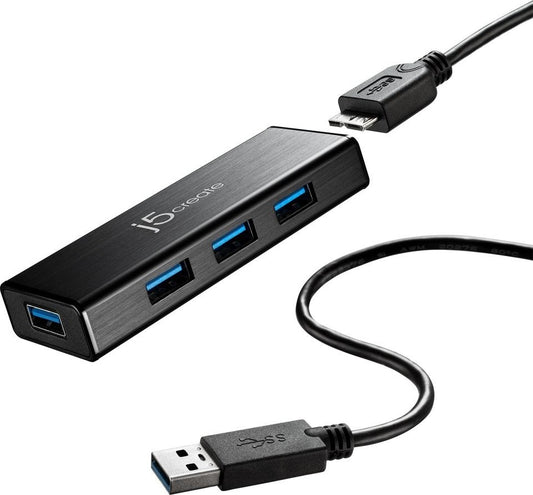 
j5create USB™ 3.0 4-Port Mini Hub (JUH344)