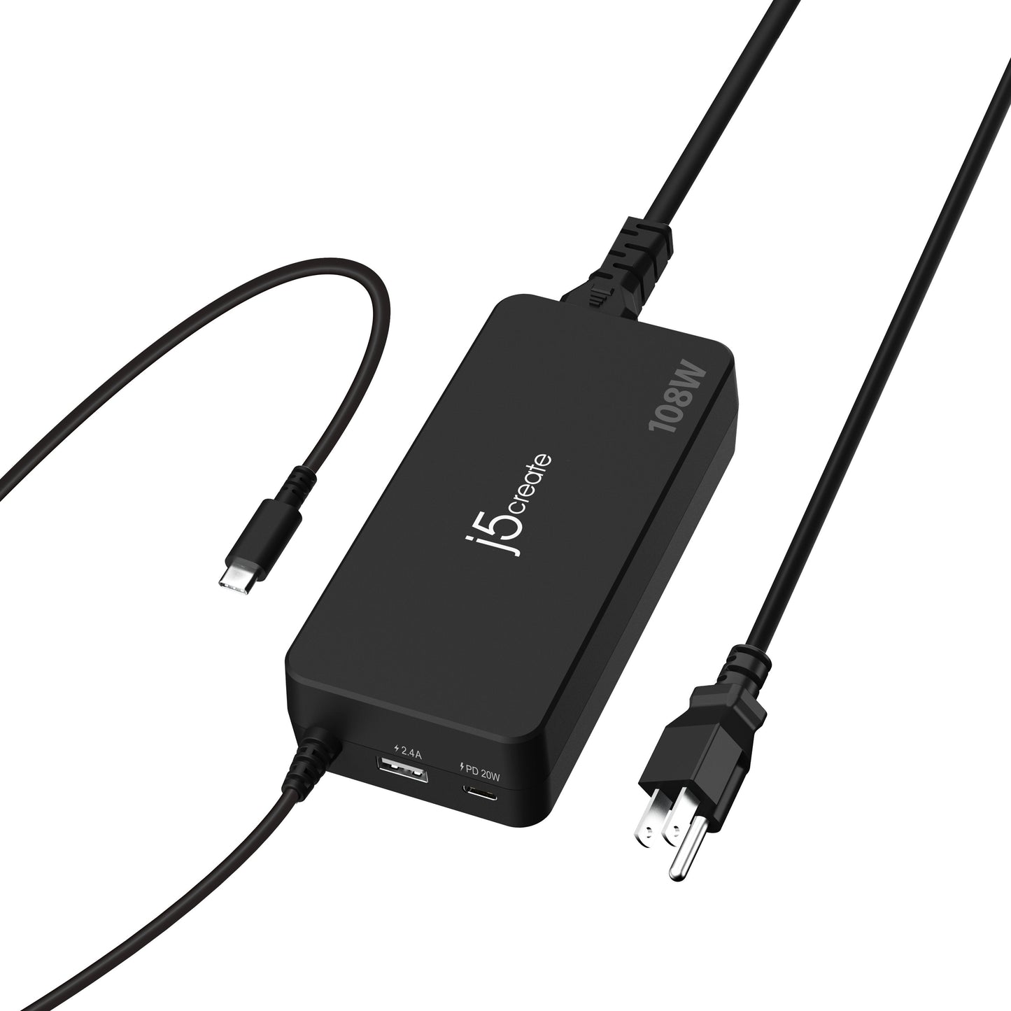 
j5create 108W PD USB-C® Super Charger (JUP34108)