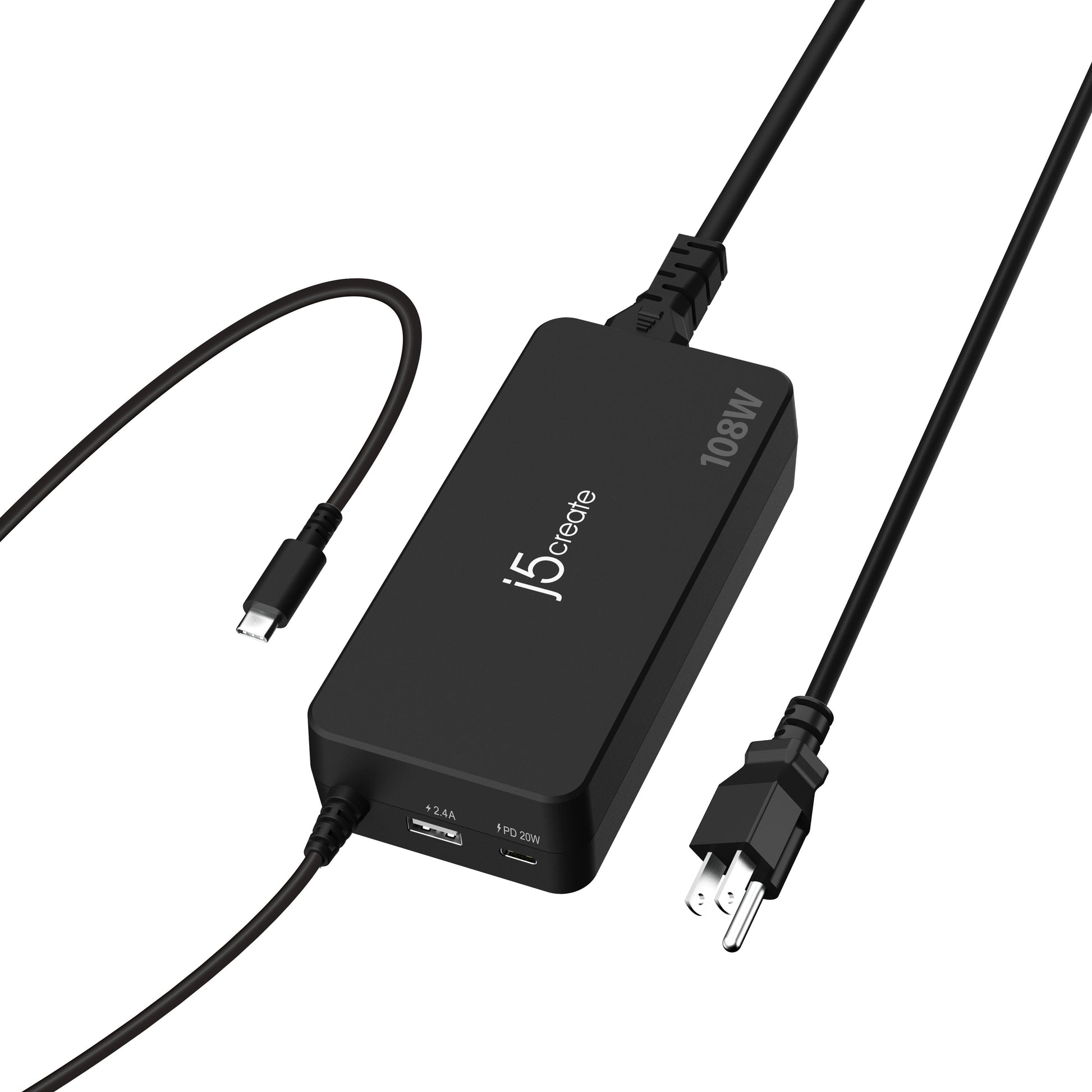 
j5create 108W PD USB-C® Super Charger (JUP34108)