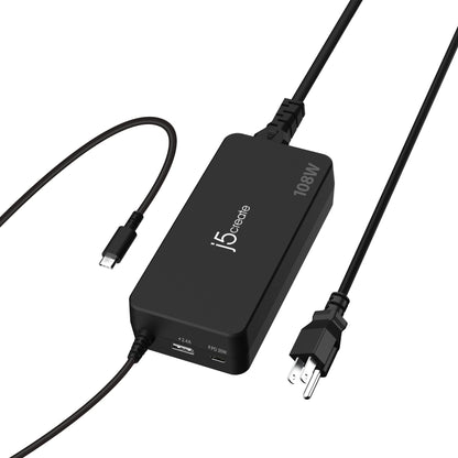 j5create 108W PD USB-C® Super Charger (JUP34108)