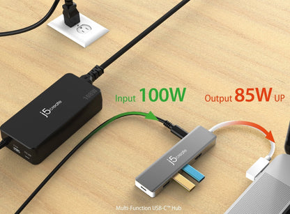 j5create 108W PD USB-C® Super Charger (JUP34108)