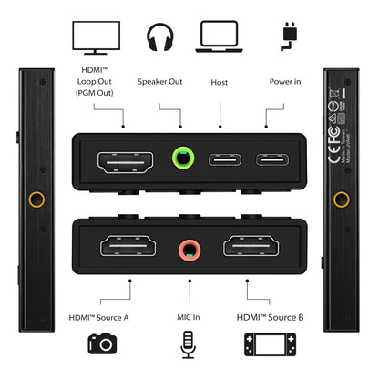 j5create Dual HDMI™ Video Capture (JVA06)