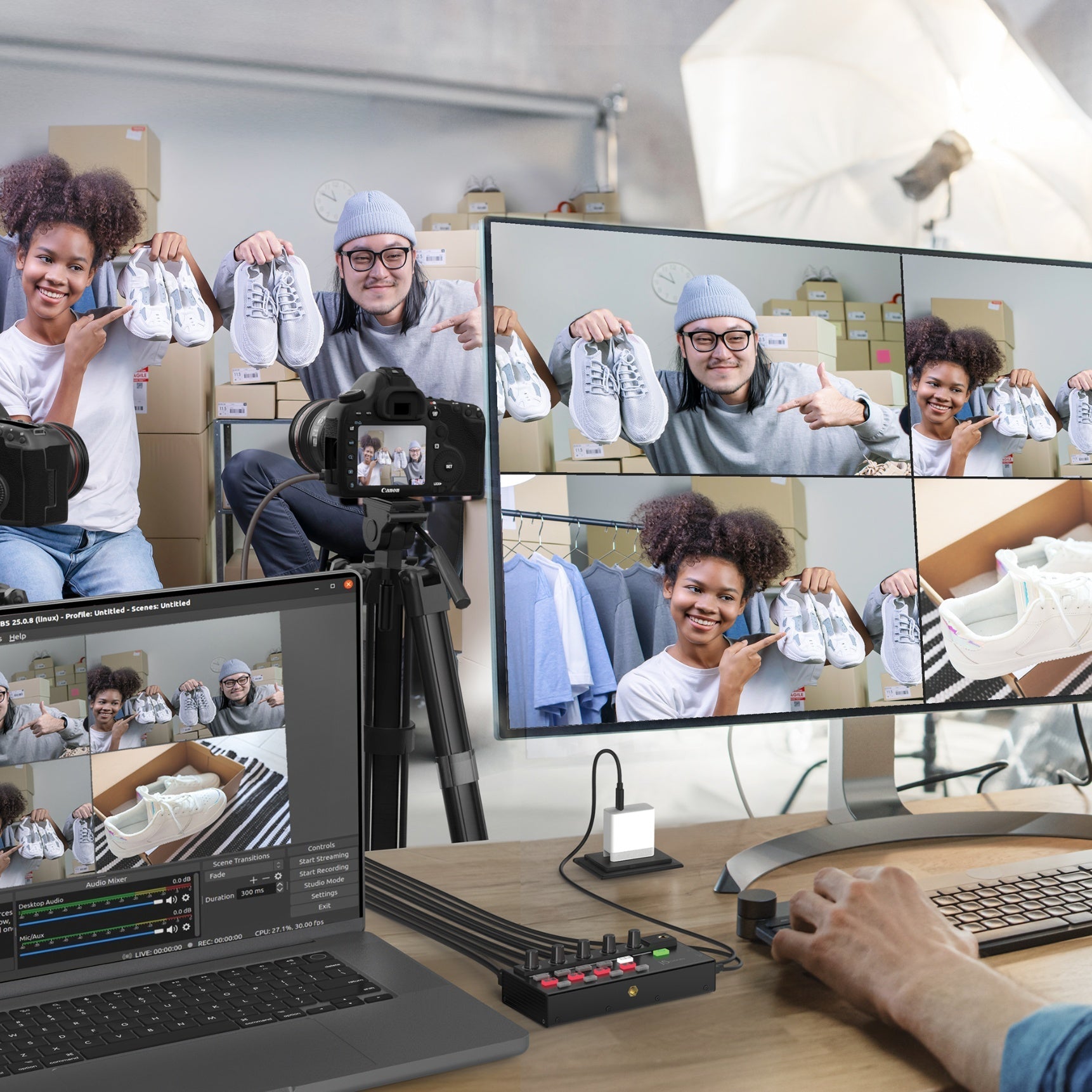 
j5create Quad HDMI™ Video Capture Station (JVA08)