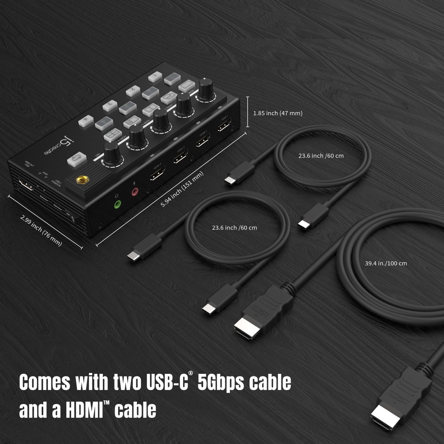
j5create Quad HDMI™ Video Capture Station (JVA08)