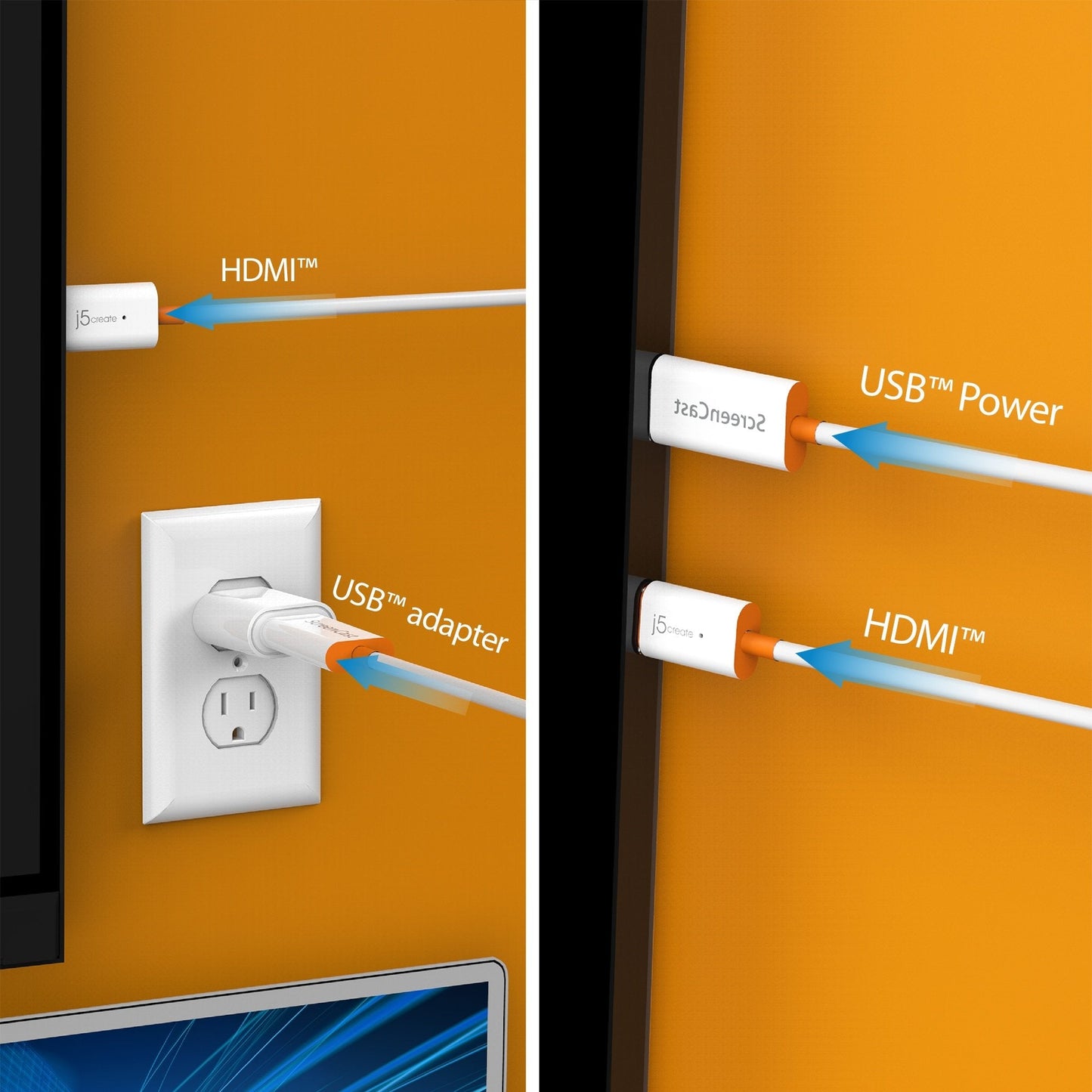 
j5create ScreenCast Wireless Display Adapter (JVAW56)
