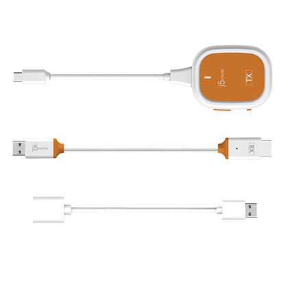 j5create ScreenCast FHD USB-C® Wireless Display Extender (JVAW61)