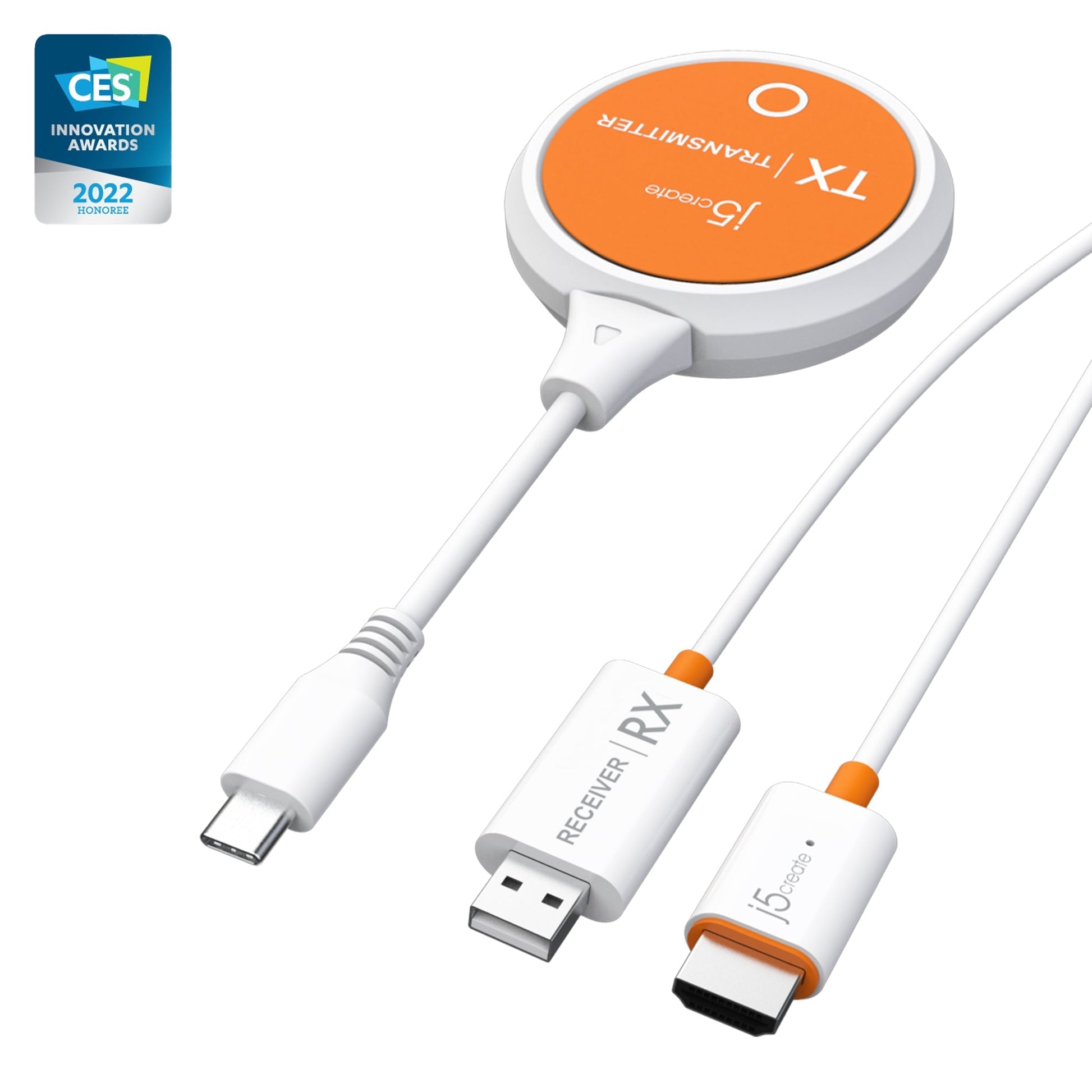 
j5create ScreenCast USB-C® Wireless Display HDMI™ Extender (JVAW62)
