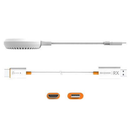 j5create ScreenCast USB-C® Wireless Display HDMI™ Extender (JVAW62)