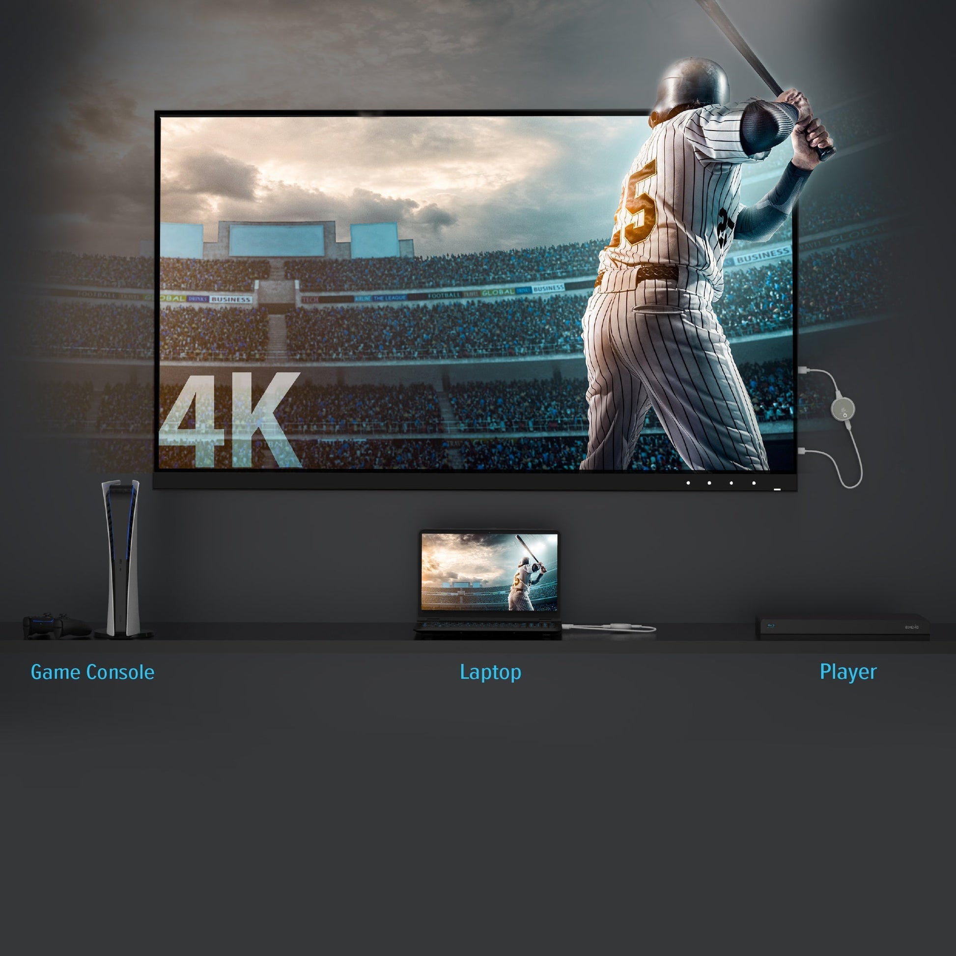 
j5create ScreenCast 4K Wireless Display HDMI™ Extender (JVAW75)