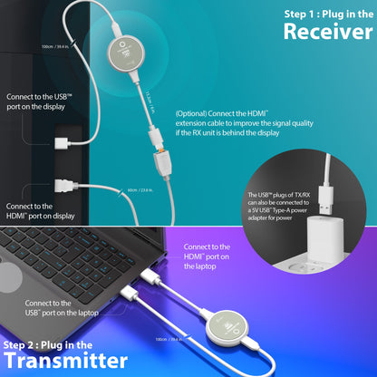 j5create ScreenCast 4K Wireless Display HDMI™ Extender (JVAW75)