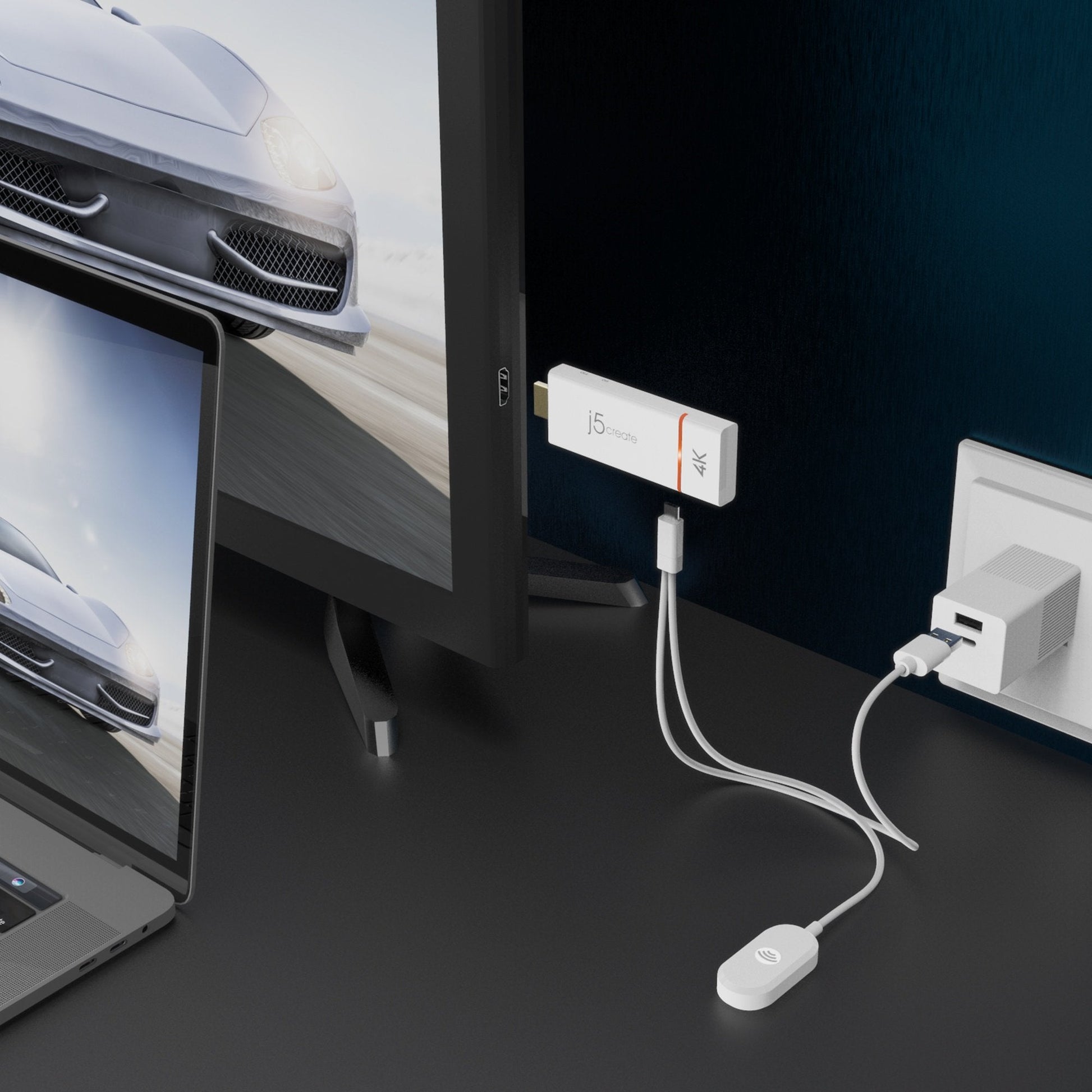 
j5create ScreenCast 4K Wireless Display Adapter (JVAW76)