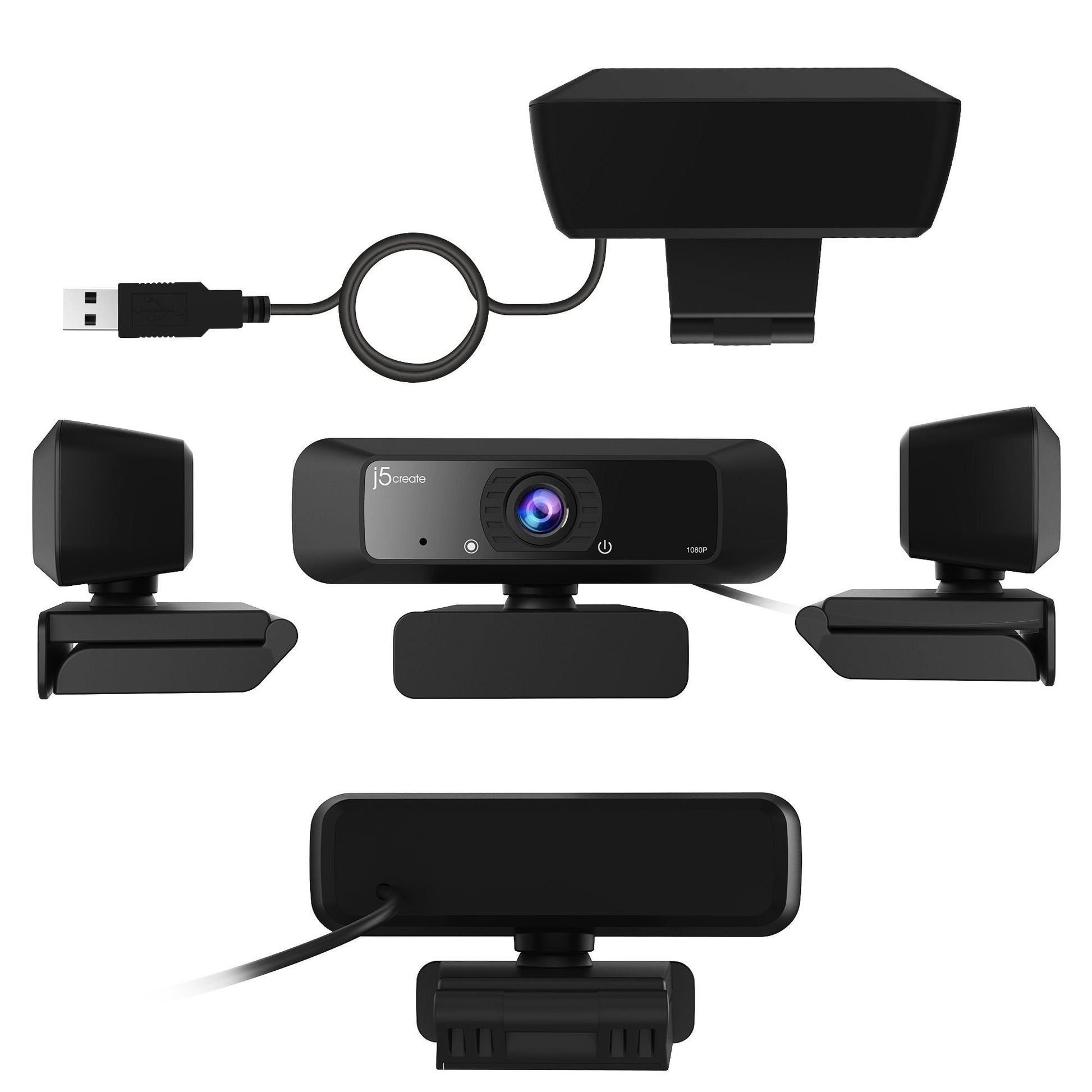 
j5create USB™ HD Webcam with 360° Rotation (JVCU100)