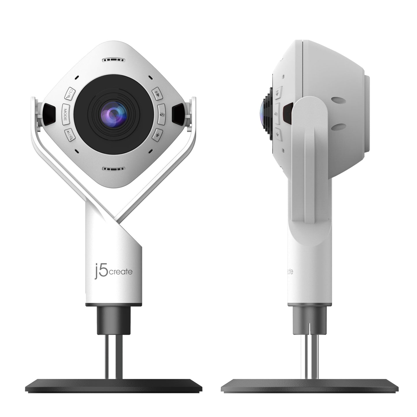 
j5create 360° AI-Powered Webcam with Speakerphone (JVU368)