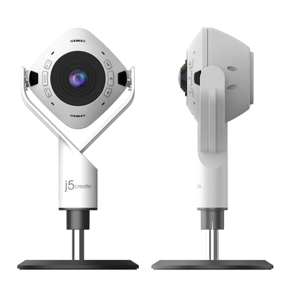 j5create 360° AI-Powered Webcam with Speakerphone (JVU368)