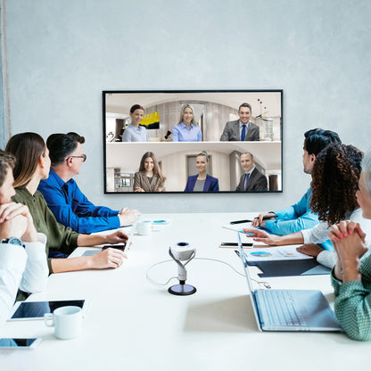 j5create 360° AI-Powered Webcam with Speakerphone (JVU368)