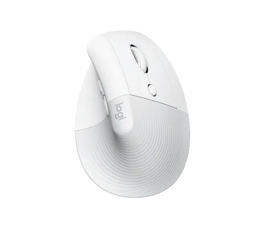
Logitech Lift Vertical Wireless Mouse (Off White / Pale Grey)
