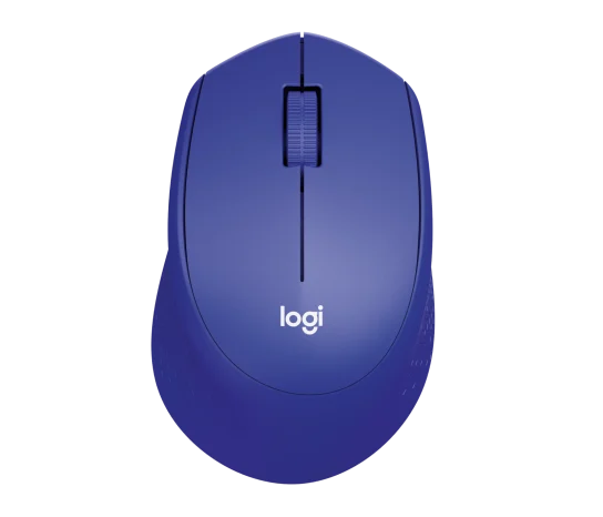 
Logitech M331 Silent Plus Wireless Mouse (Blue)