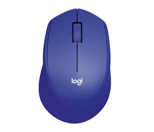 
Logitech M331 Silent Plus Wireless Mouse (Blue)