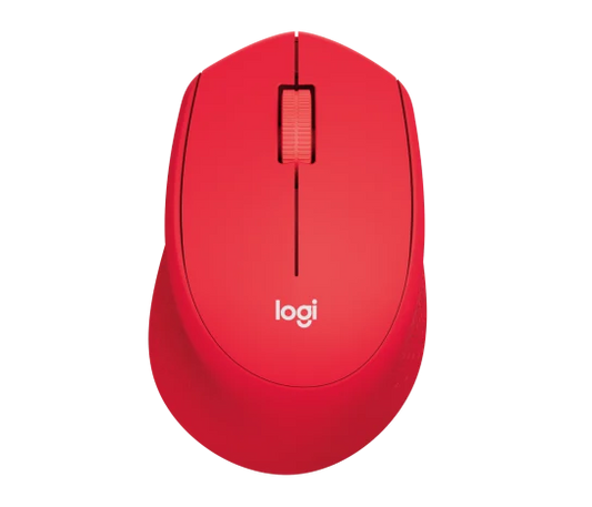 
Logitech M331 Silent Plus Wireless Mouse (Red)