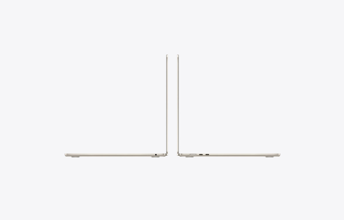 
Apple Macbook Air- 15"(M5)(MDVE4HN/A)15 MBA Apple M5 chip with 10-core CPU and 10-core GPU, 16GB, 1TB SSD - Starlight