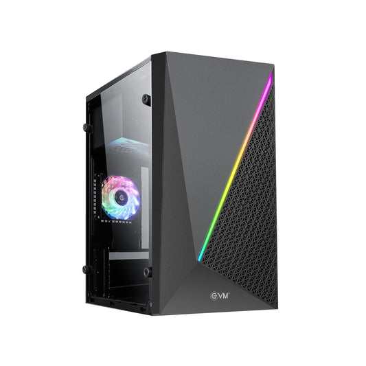 
EVM Micro ATX RGB Computer Gaming Cabinet Without SMPS(NEBULA 603)