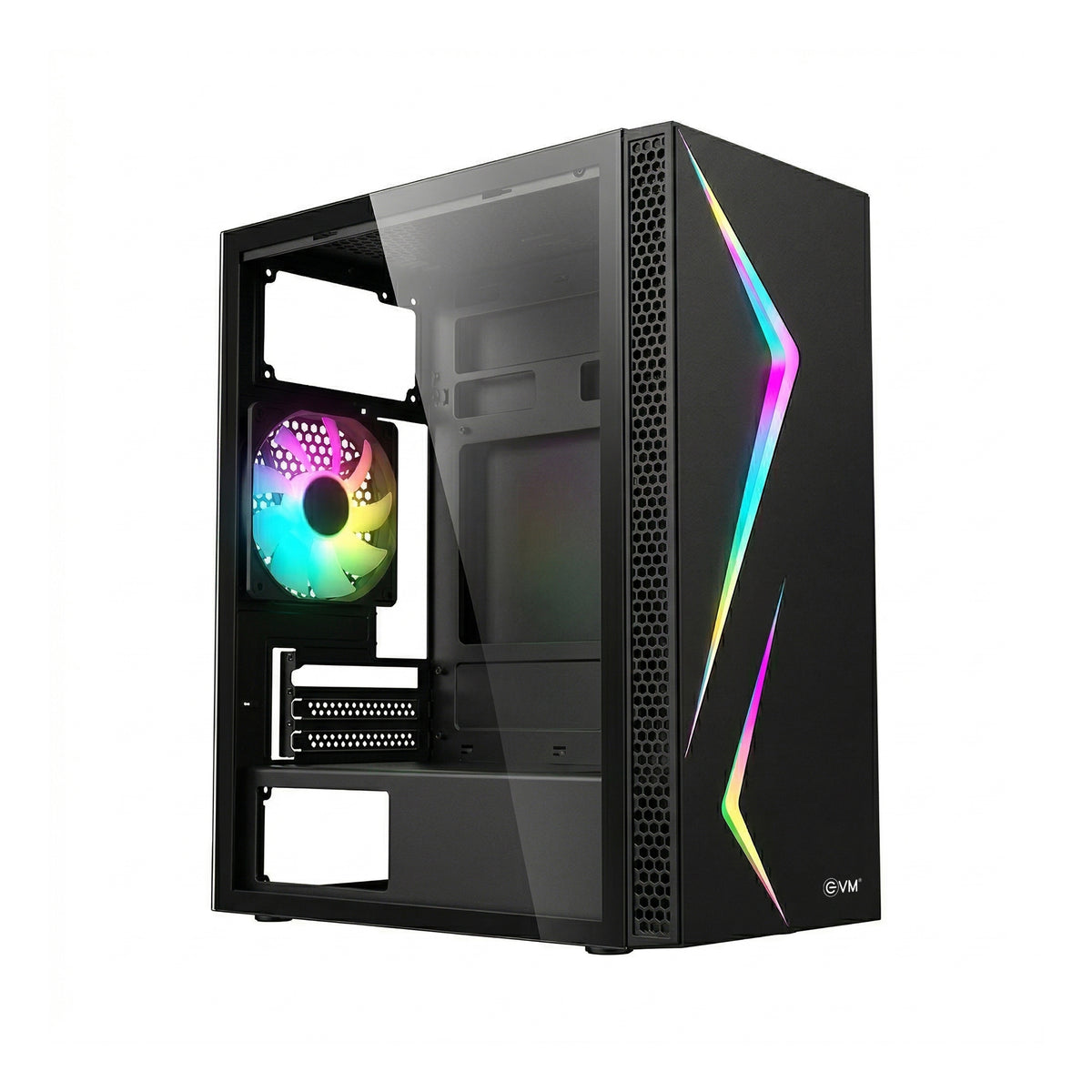 
EVM Micro ATX RGB Computer Gaming Cabinet Without SMPS(NEBULA 919)